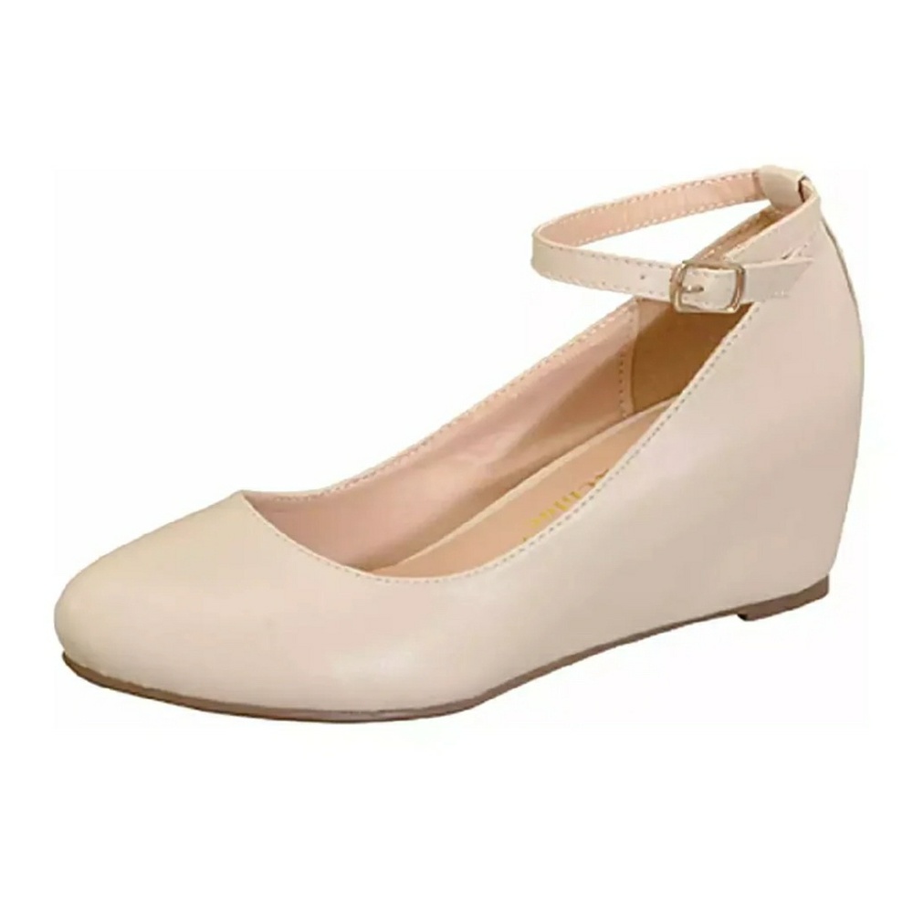 Strappy Mary Jane Wedge